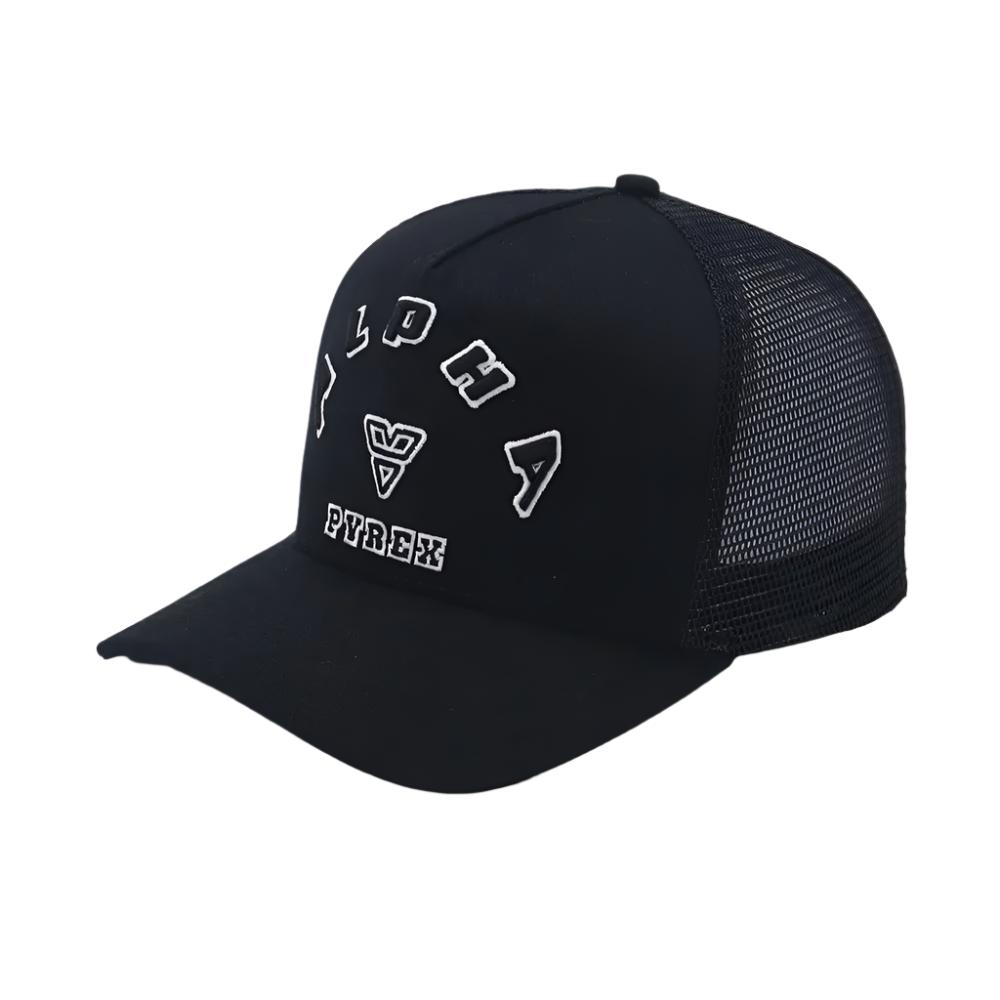Alpha Black Stealth Trucker Cap