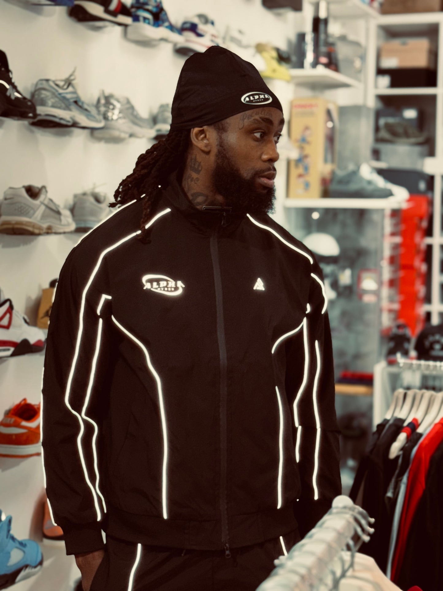 Alpha Pyrex Reflective Tracksuit