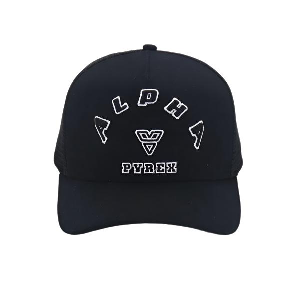 Alpha Black Stealth Trucker Cap
