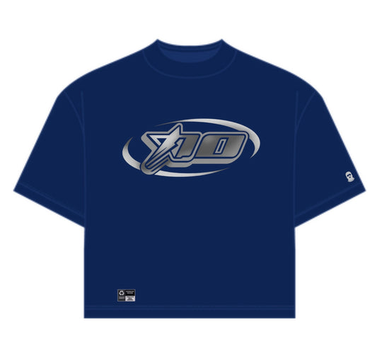 Blue & Silver Alpha Pyrex T-shirt