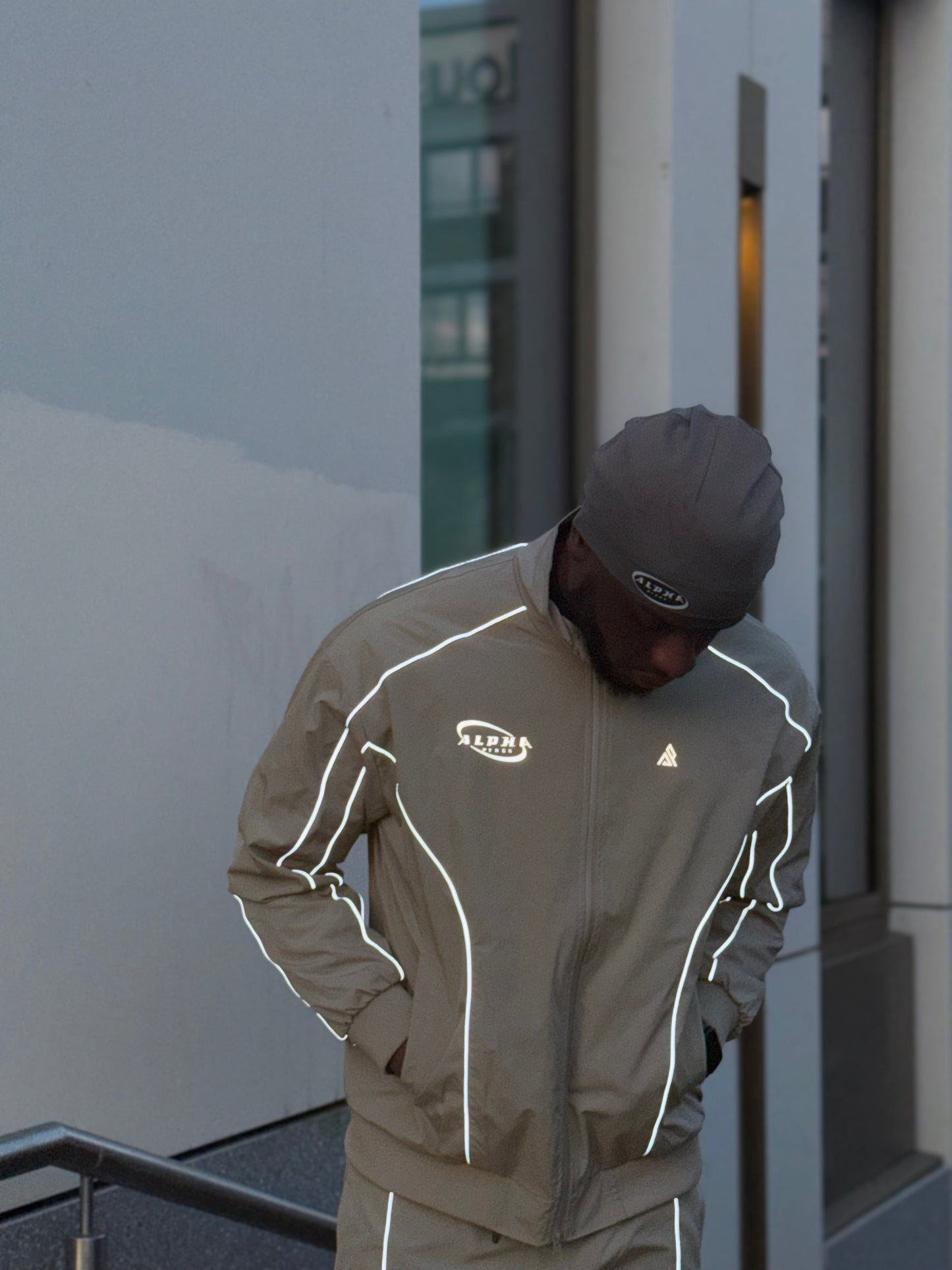 Alpha Pyrex Reflective Tracksuit